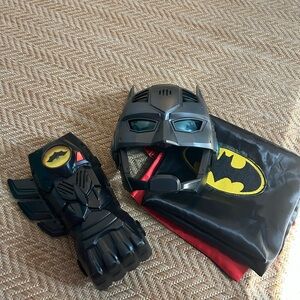 Batman Interactive Mask, Interactive Gauntlet, and Reversible Cape